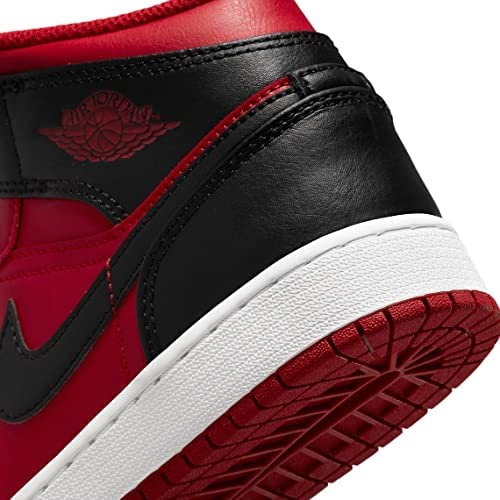 Gros Enfants Air Jordan 1 Mid Reverse Bred Gym Rouge-noir-blanc Suisse