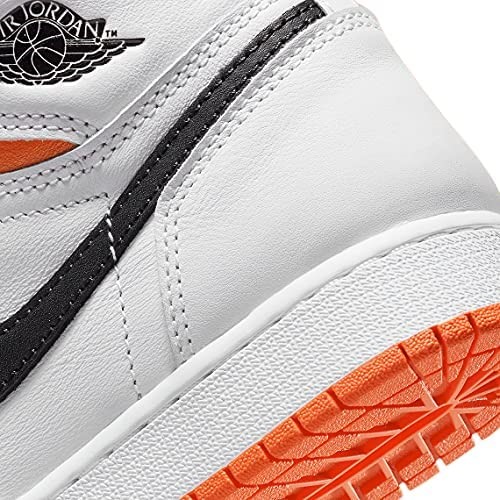 Gros Enfants Air Jordan 1 Retro High Og Blanc-electro Orange-noir Suisse