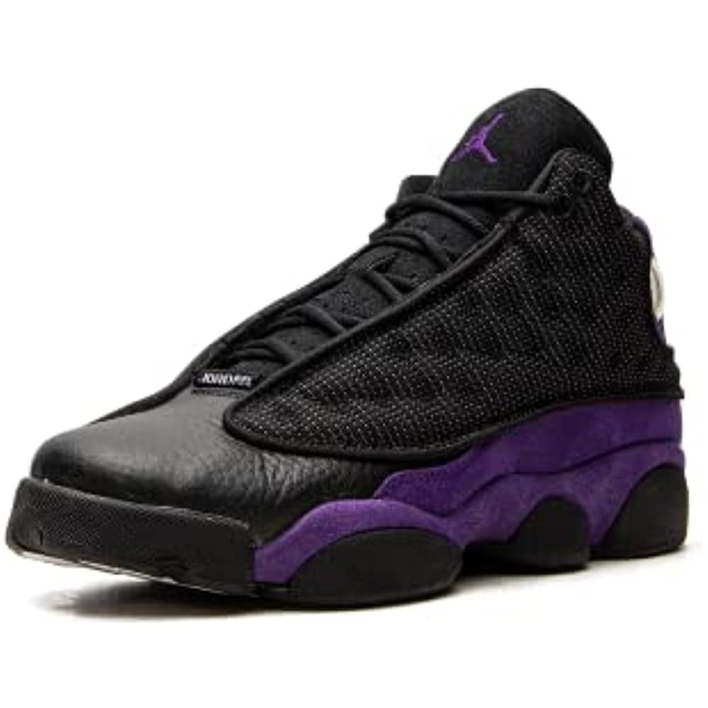 Gros Enfants Air Jordan 13 Retro Noir-court Violet Suisse