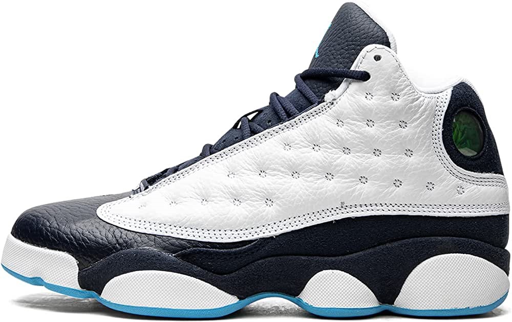 Gros Enfants Air Jordan 13 Retro Blanc-dark Powder Blue-multicolor Suisse