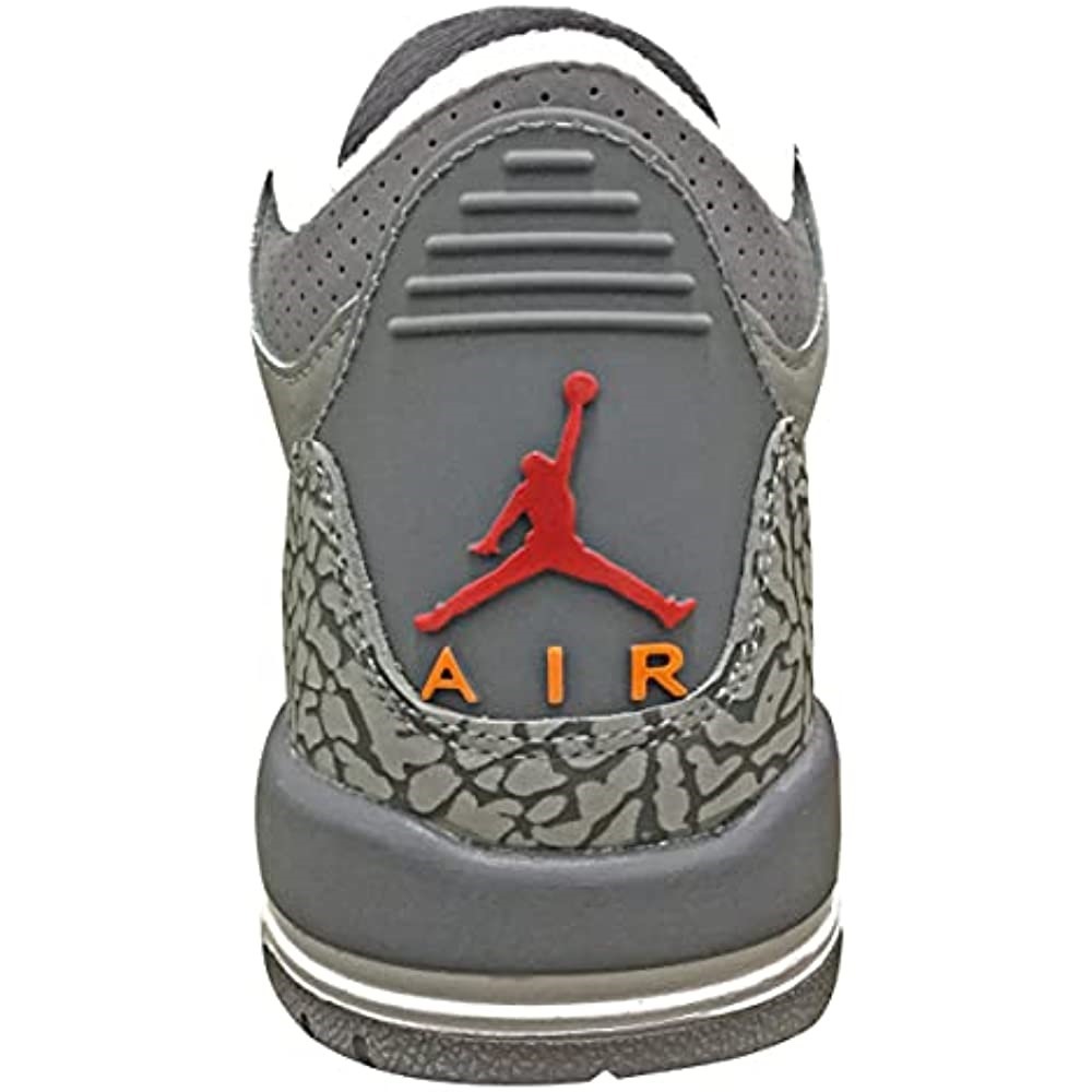 Gros Enfants Air Jordan 3 Retro Graphite-argent-sport Rouge Suisse