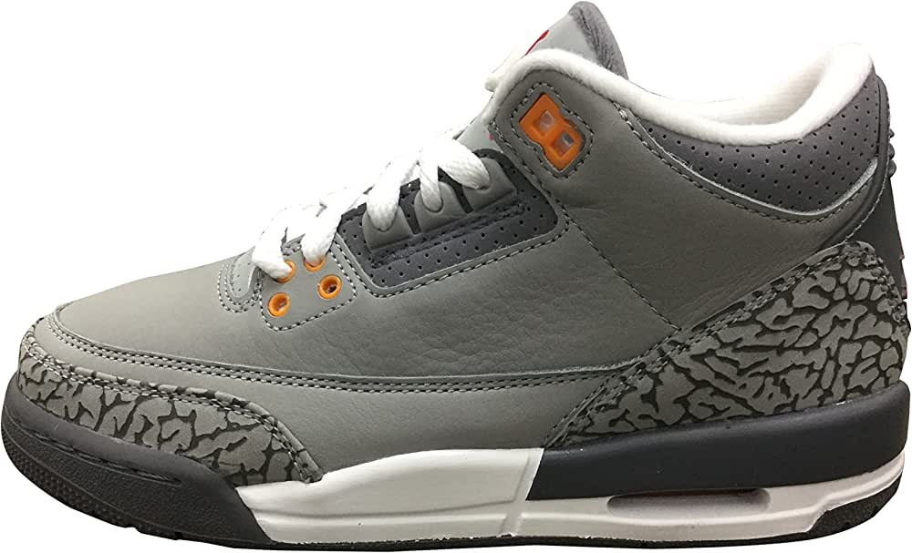 Gros Enfants Air Jordan 3 Retro Argent-sport Rouge-graphite Suisse