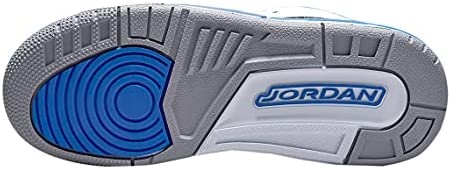 Gros Enfants Air Jordan 3 Retro Blanc-racer Bleu-noir Suisse