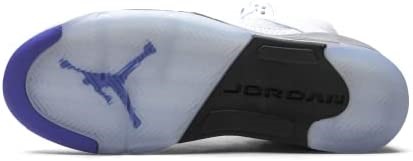 Gros Enfants Air Jordan 5 Retro Blanc-hyper Royal Suisse