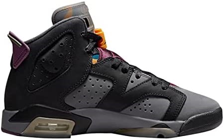 Gros Enfants Air Jordan 6 Retro Black-light Graphite-dark Grey Suisse