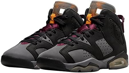 Gros Enfants Air Jordan 6 Retro Black-light Graphite-dark Grey Suisse