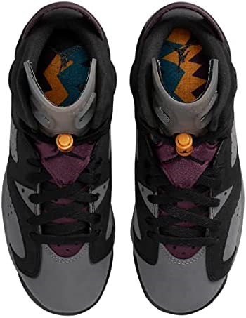Gros Enfants Air Jordan 6 Retro Black-light Graphite-dark Grey Suisse