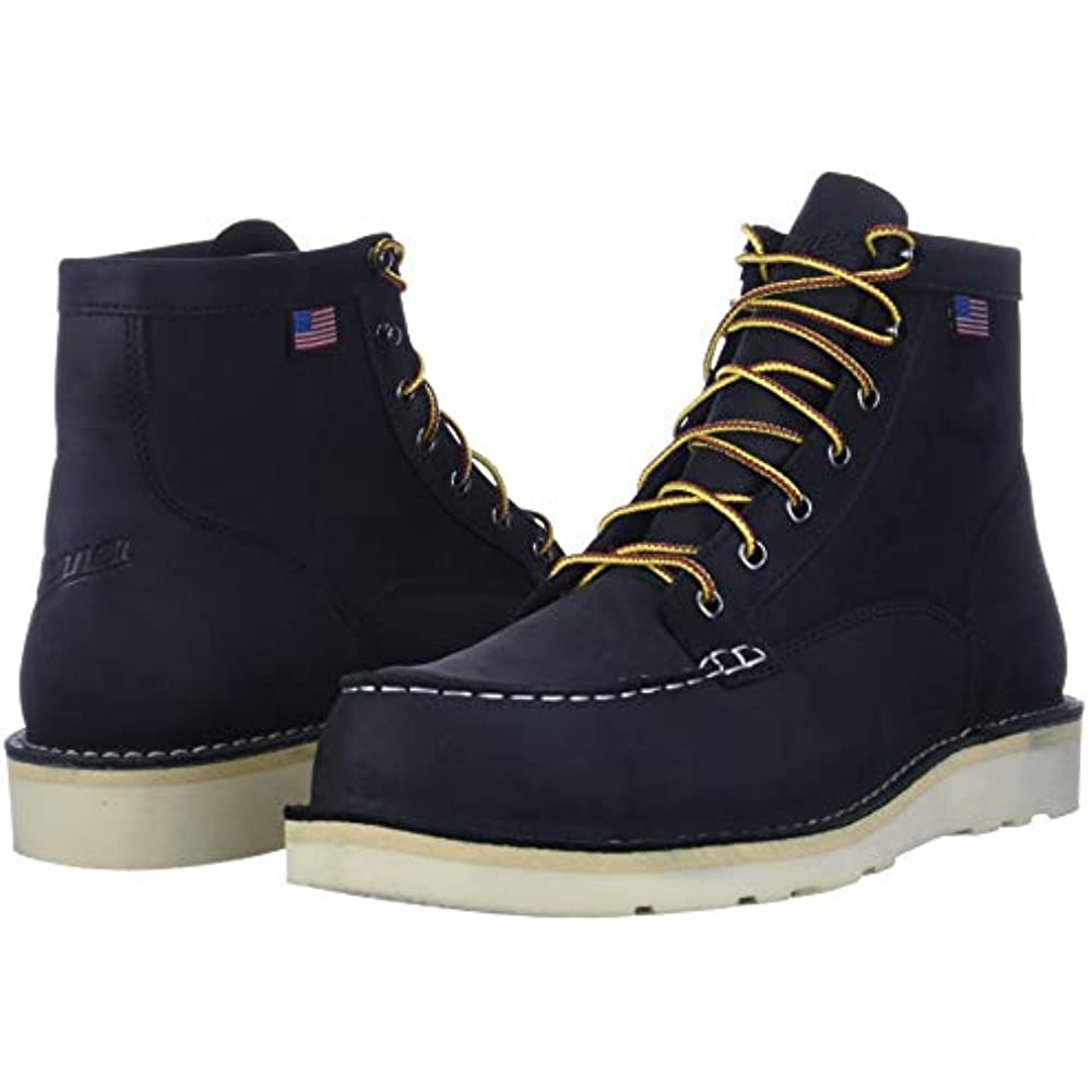 Danner Men Bull Run Moc Toe Work Boot Air Jordan Noir Suisse