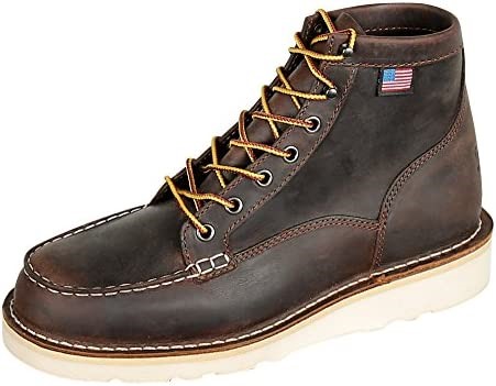 Danner Men Bull Run Moc Toe Work Boot Air Jordan Brown Suisse