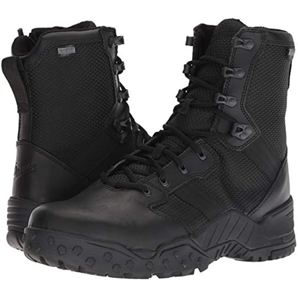Danner Men Scorch Side-Zip 8'' Military Boot Air Jordan Black Suisse