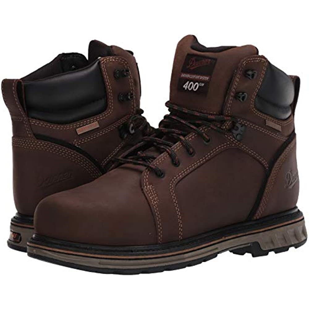Danner Hommes Steel Yard 6'' 400g Construction Boot Air Jordan Brown Suisse