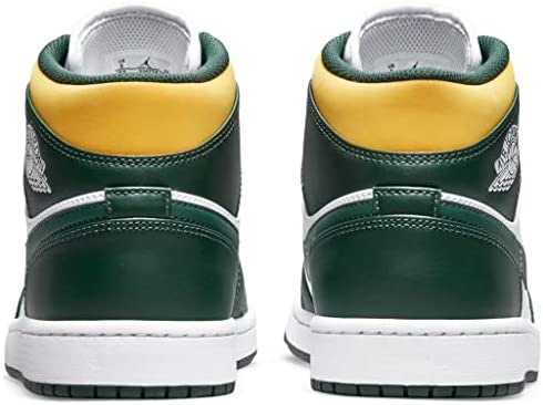 Homme Air Jordan 1 Mid Noble Vert-pollen-blanc Suisse