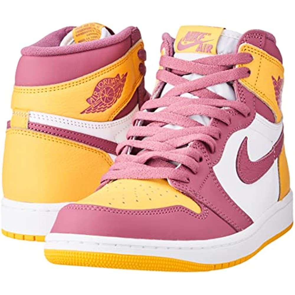 Homme Air Jordan 1 Retro High Og Rose-blanc-jaune Suisse