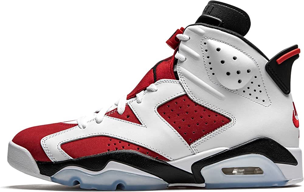 Homme Air Jordan 6 Retro Carmine Blanc-noir-rouge Suisse