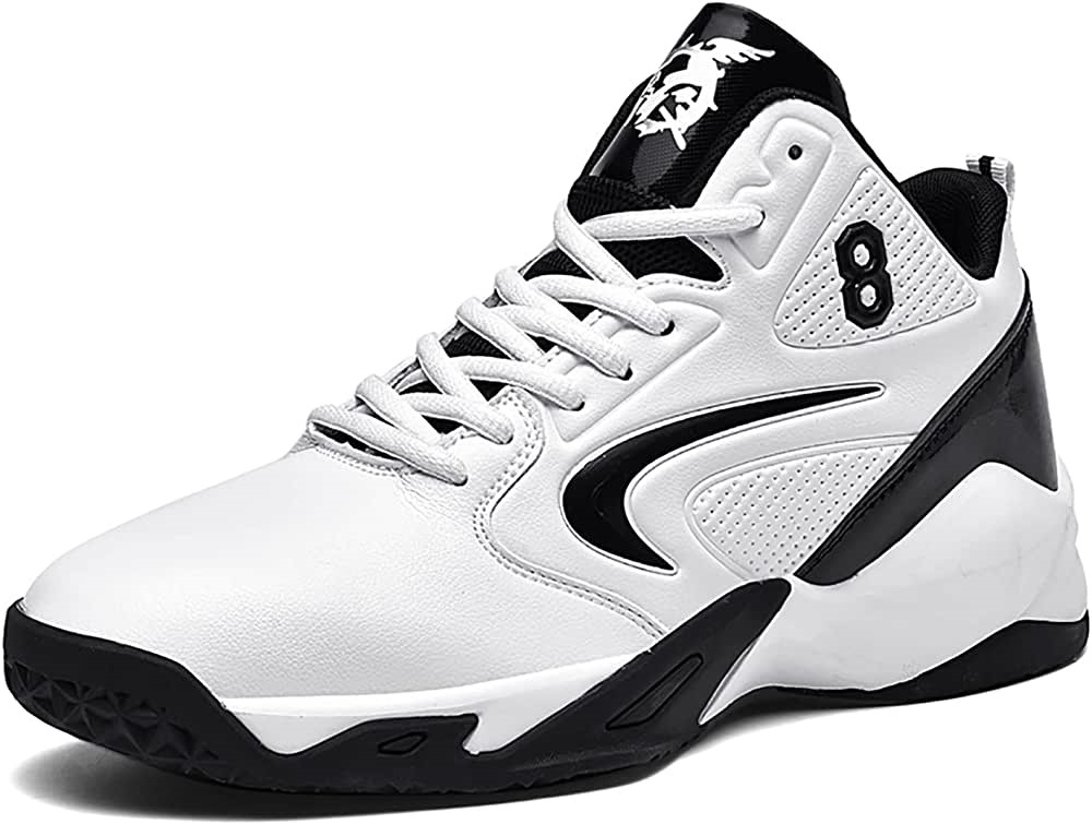 Chaussures De Basketball Homme Baskets Montantes Respirantes Anti Dérapantes Blanc Air Jordan