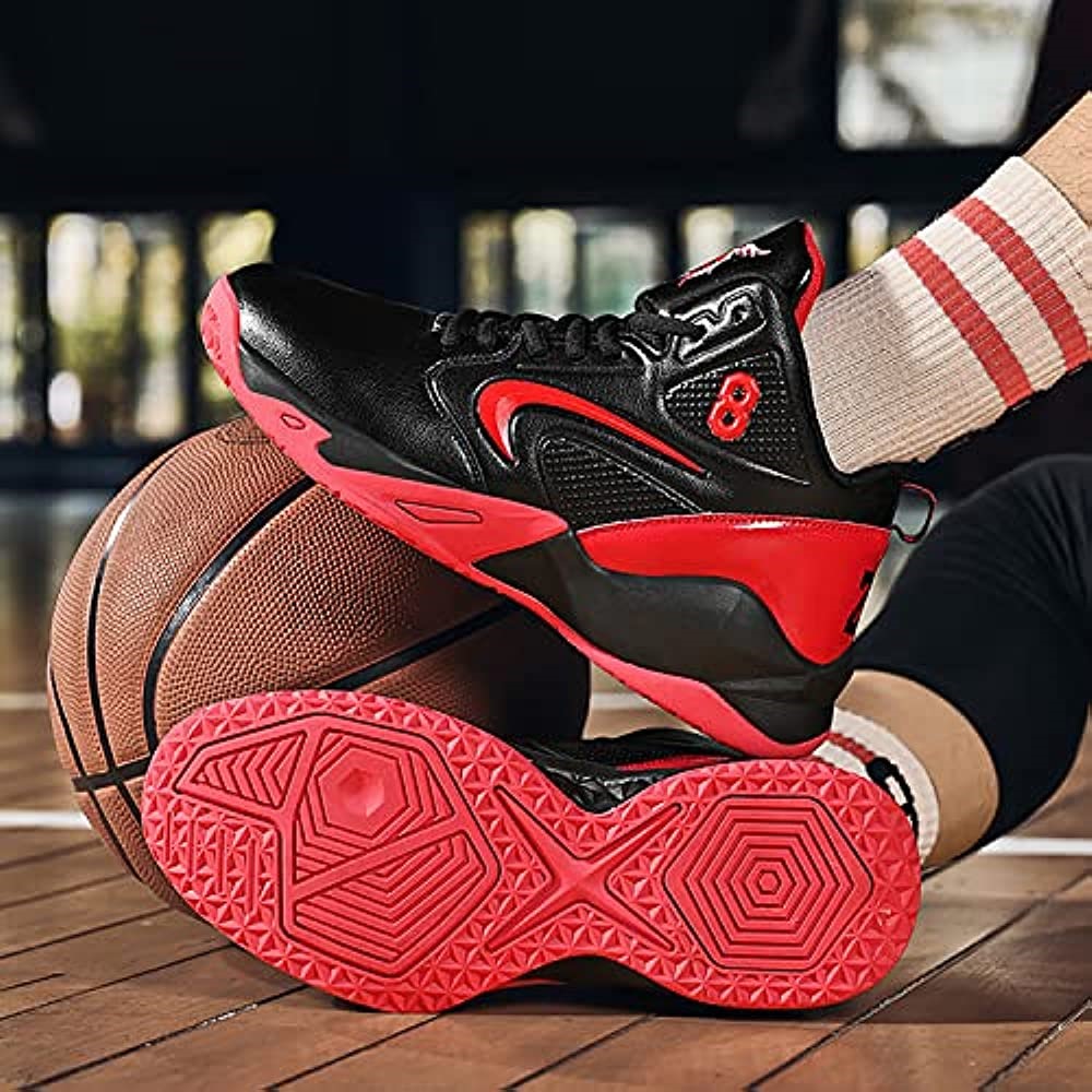 Chaussures De Basketball Homme Baskets Montantes Respirantes Air Jordan Rouge Suisse