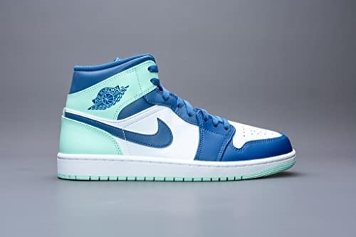 Nike Air Jordan 1 Homme Mid Sneaker Adulte Mystic Navy-mint Foam-white Suisse