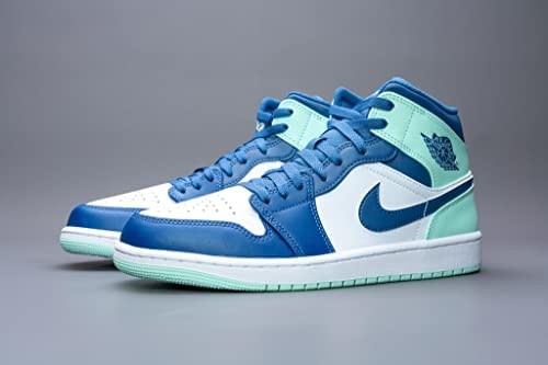 Nike Air Jordan 1 Homme Mid Sneaker Adulte Mystic Navy-mint Foam-white Suisse