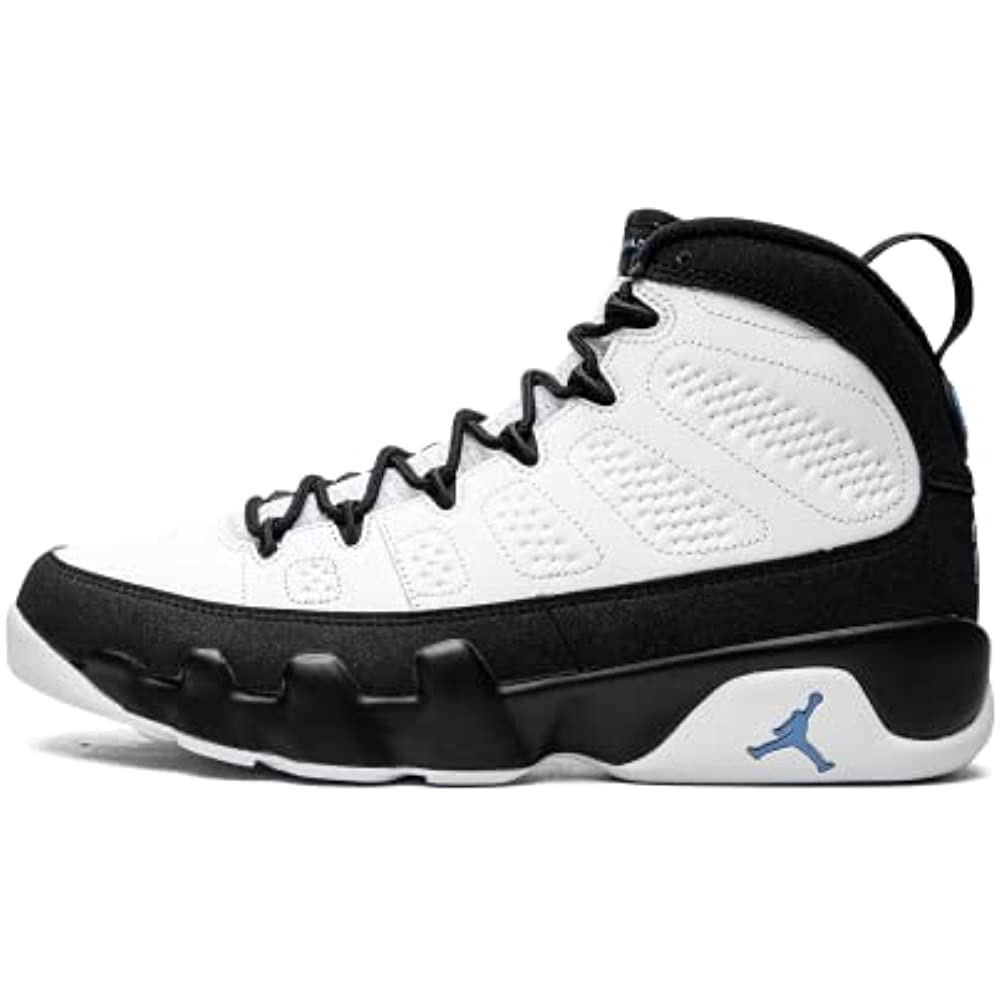 Nike Air Jordan 9 Retro North Carolina Hommes Blanc-noir-bleu Suisse