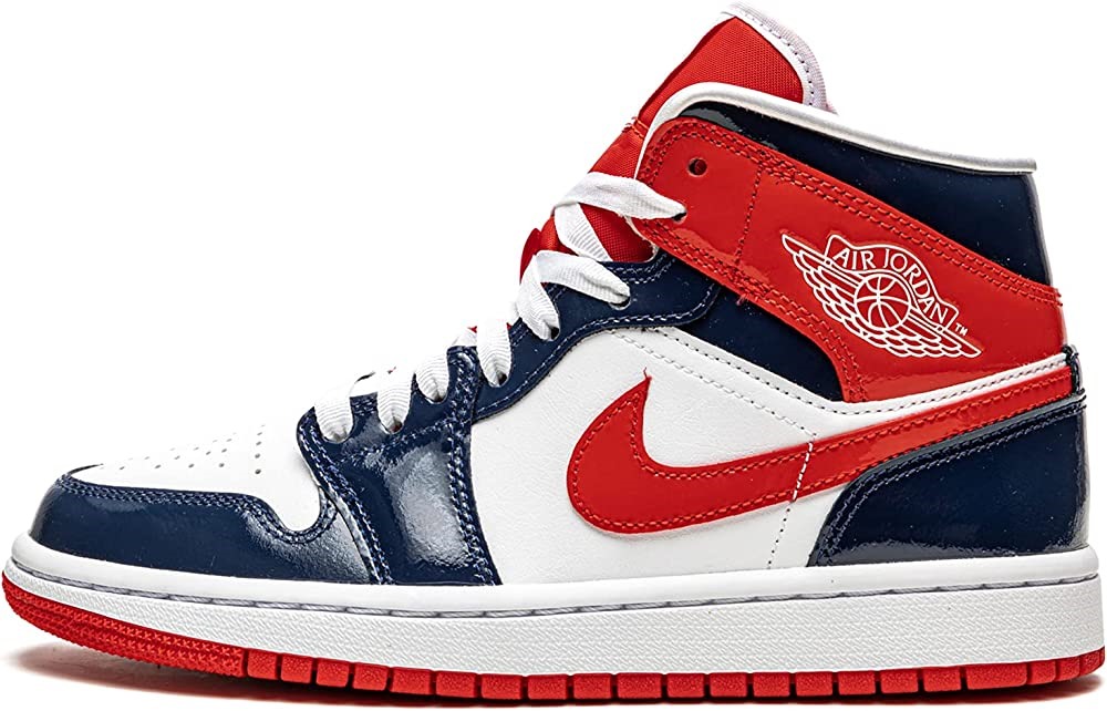 Nike Air Jordan Femme Chaussures Air Jordan 1 Marine-rouge Suisse