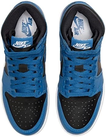 Nike Kids Air Jordan 1 Retro High Og Gs Chaussure De Basket Dark Marina Bleu-noir Suisse