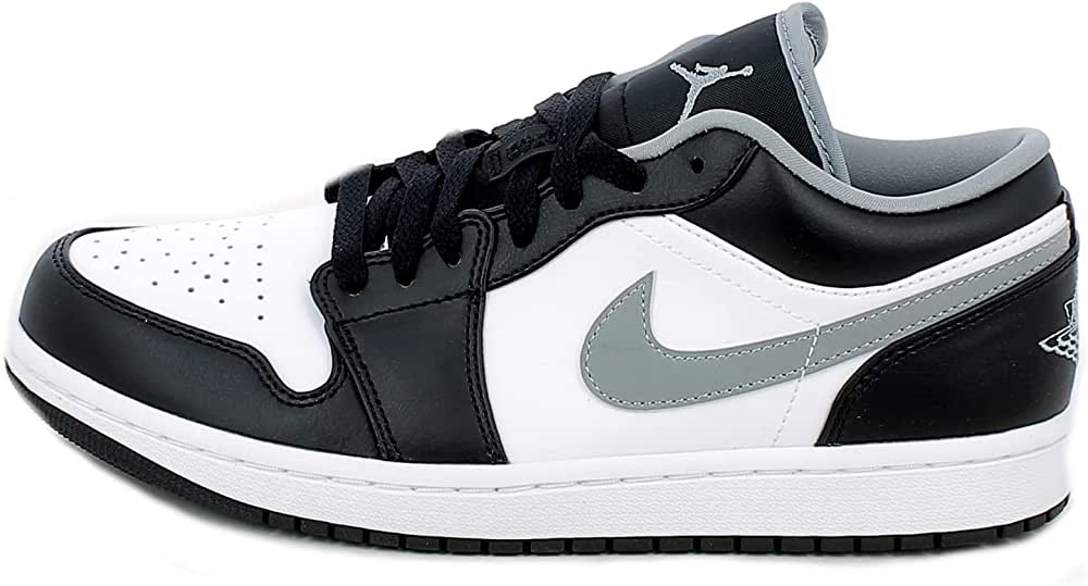 Nike Air Jordan 1 Low Noir-particle Gris Noir-particle Gris-blanc Suisse