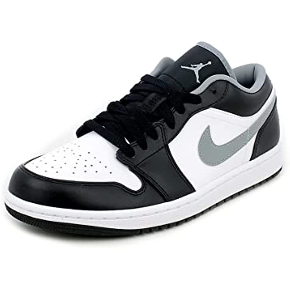 Nike Air Jordan 1 Low Noir-particle Gris Noir-particle Gris-blanc Suisse