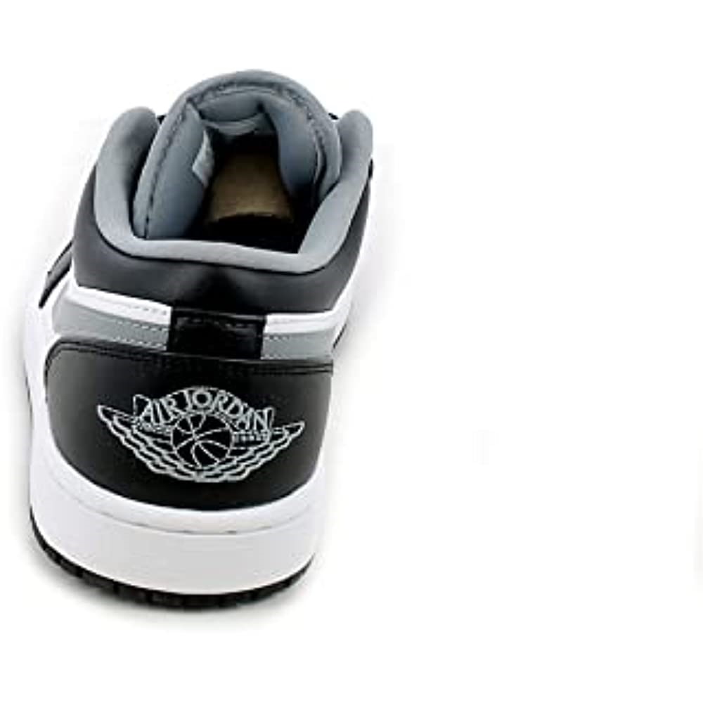 Nike Air Jordan 1 Low Noir-particle Gris Noir-particle Gris-blanc Suisse