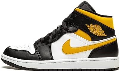 Nike Air Jordan 1 Mid Sneaker Adulte Blanc-pollen-noir 10 M Us Suisse