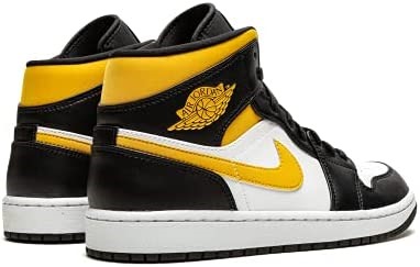Nike Air Jordan 1 Mid Sneaker Adulte Blanc-pollen-noir 10 M Us Suisse