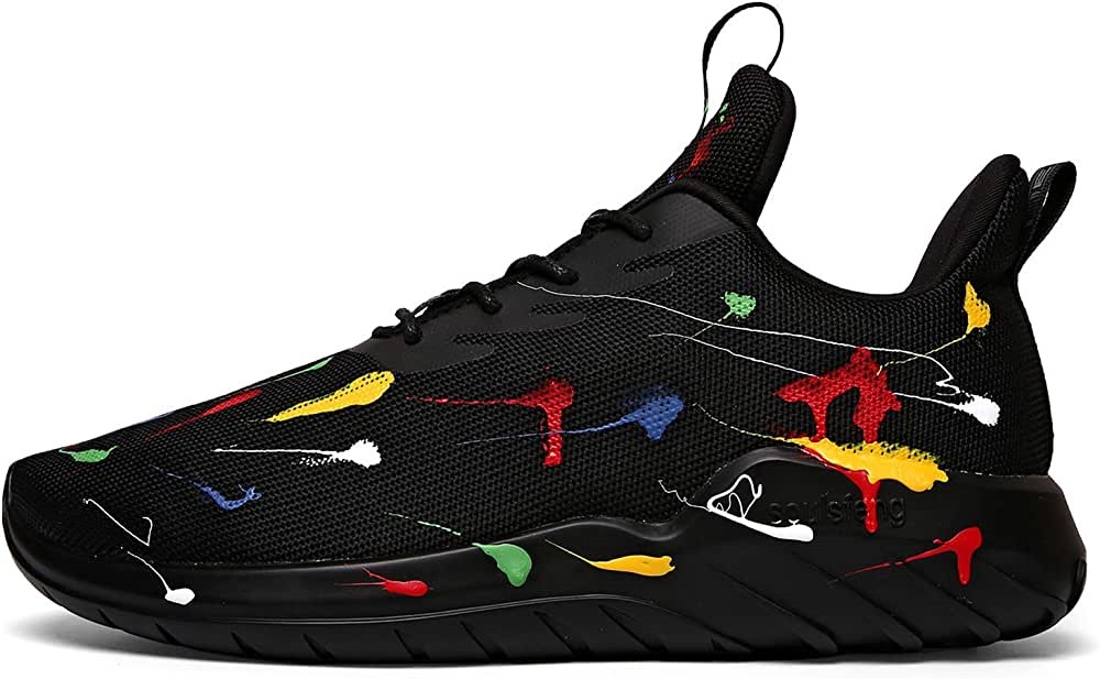 Soulsfeng Hommes Chaussures De Course Maille Respirant Léger Amorti Entraînement Athlétique Baskets Multicolore Air Jordan Suisse