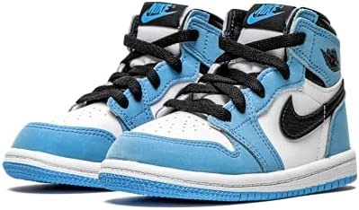 Jeunesse Air Jordan 1 Retro High Og Gs Cuir Formateurs Bleu Suisse