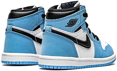 Jeunesse Air Jordan 1 Retro High Og Gs Cuir Formateurs Bleu Suisse