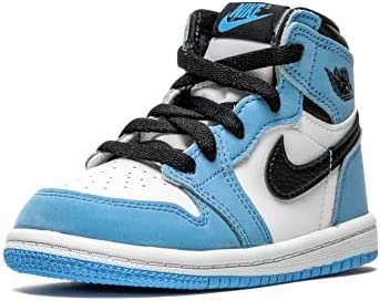 Jeunesse Air Jordan 1 Retro High Og Gs Cuir Formateurs Bleu Suisse