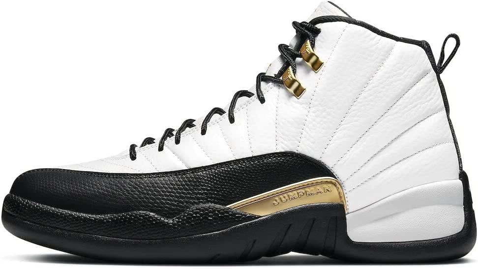 Jeunesse Air Jordan 12 Retro Gs 153265 170 Blanc-noir-métallique Or Suisse